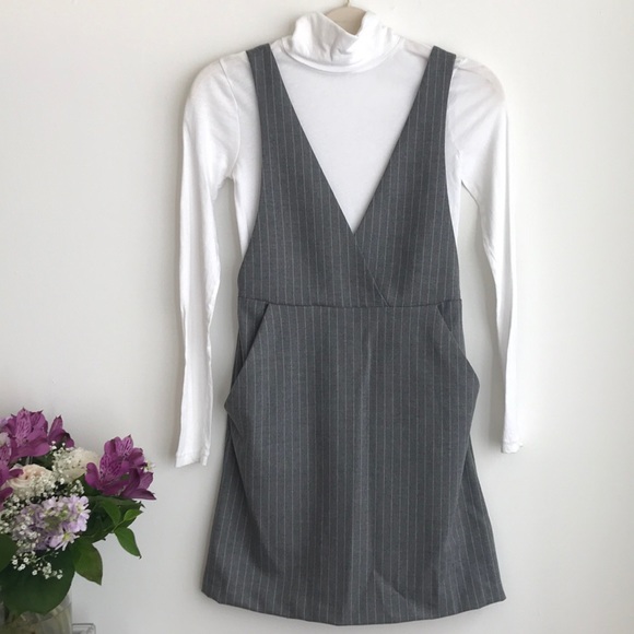 h&m pinafore dress